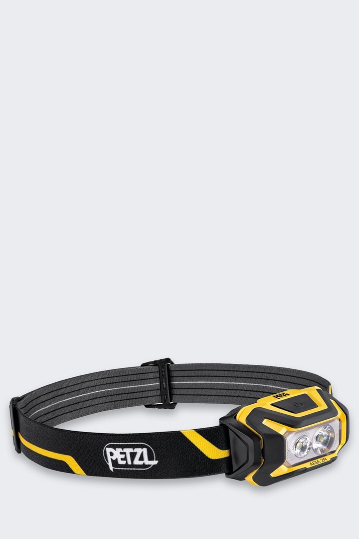 Naglavna svjetiljka PETZL ARIA 2R (450 lumena, crno/žuta boja)-0