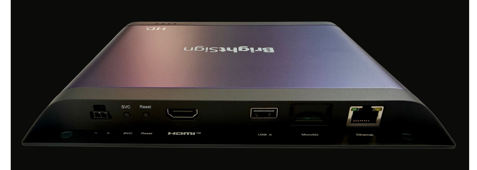BrightSign HD1026 digital media player Black 4K Ultra HD 3840 x 2160 pixels Wi-Fi-2