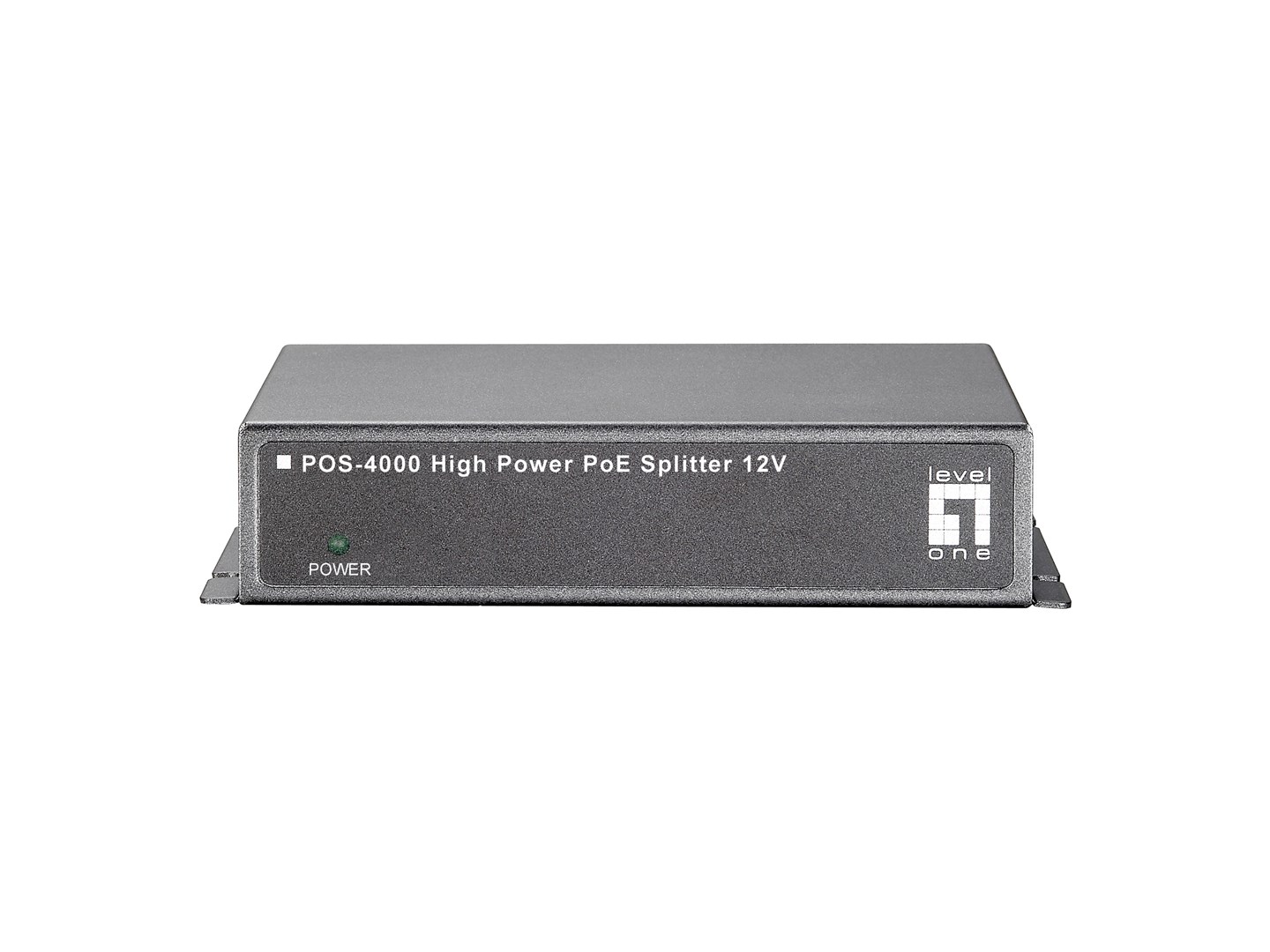 LevelOne Fast Ethernet High Power PoE Splitter, 12V DC Output-1
