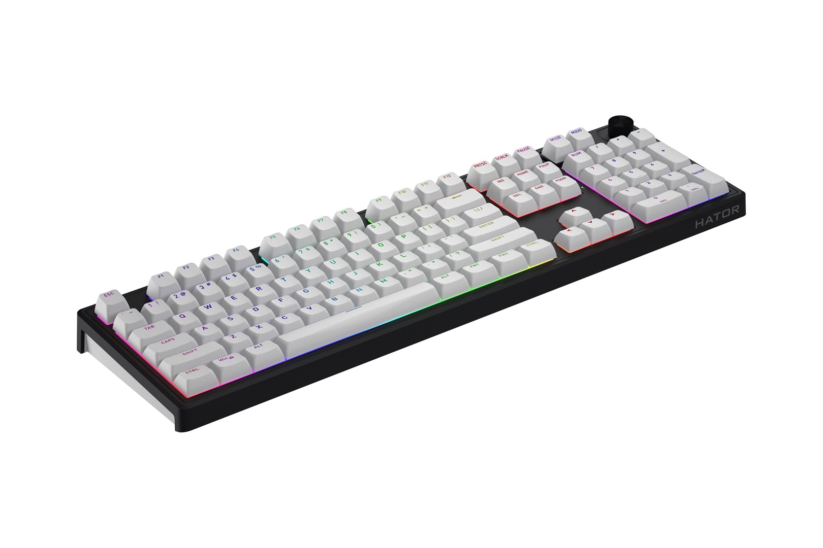 HATOR Skyfall Wireless 100 keyboard Gaming USB + RF Wireless + Bluetooth QWERTY US English Black, White-3