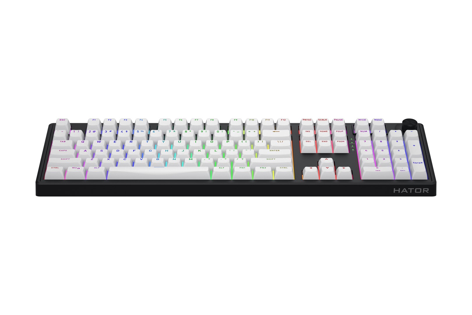 HATOR Skyfall Wireless 100 keyboard Gaming USB + RF Wireless + Bluetooth QWERTY US English Black, White-1