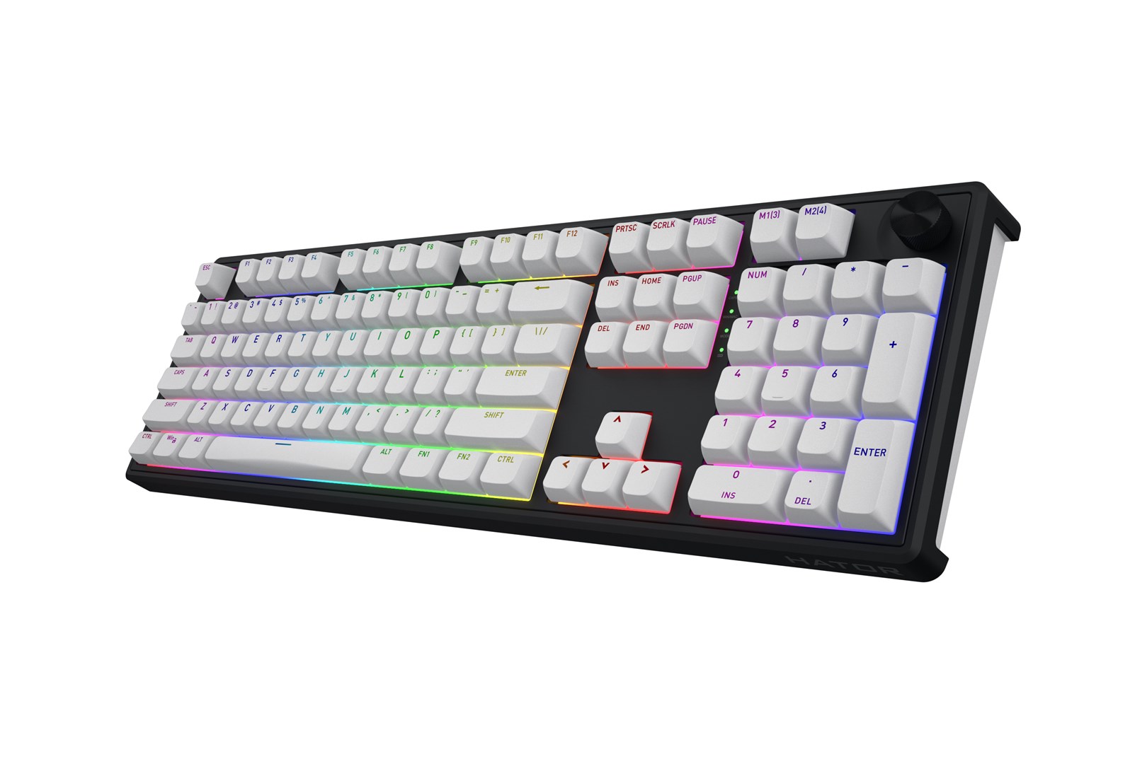 HATOR Skyfall Wireless 100 keyboard Gaming USB + RF Wireless + Bluetooth QWERTY US English Black, White-2