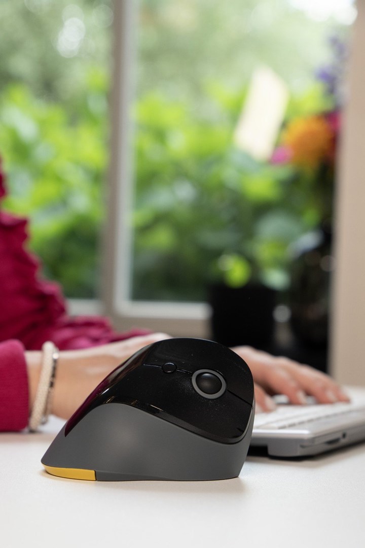 Ergonomski bežični miš BAKKERELKHUIZEN PRF Mouse Wireless, tamno siva boja-6