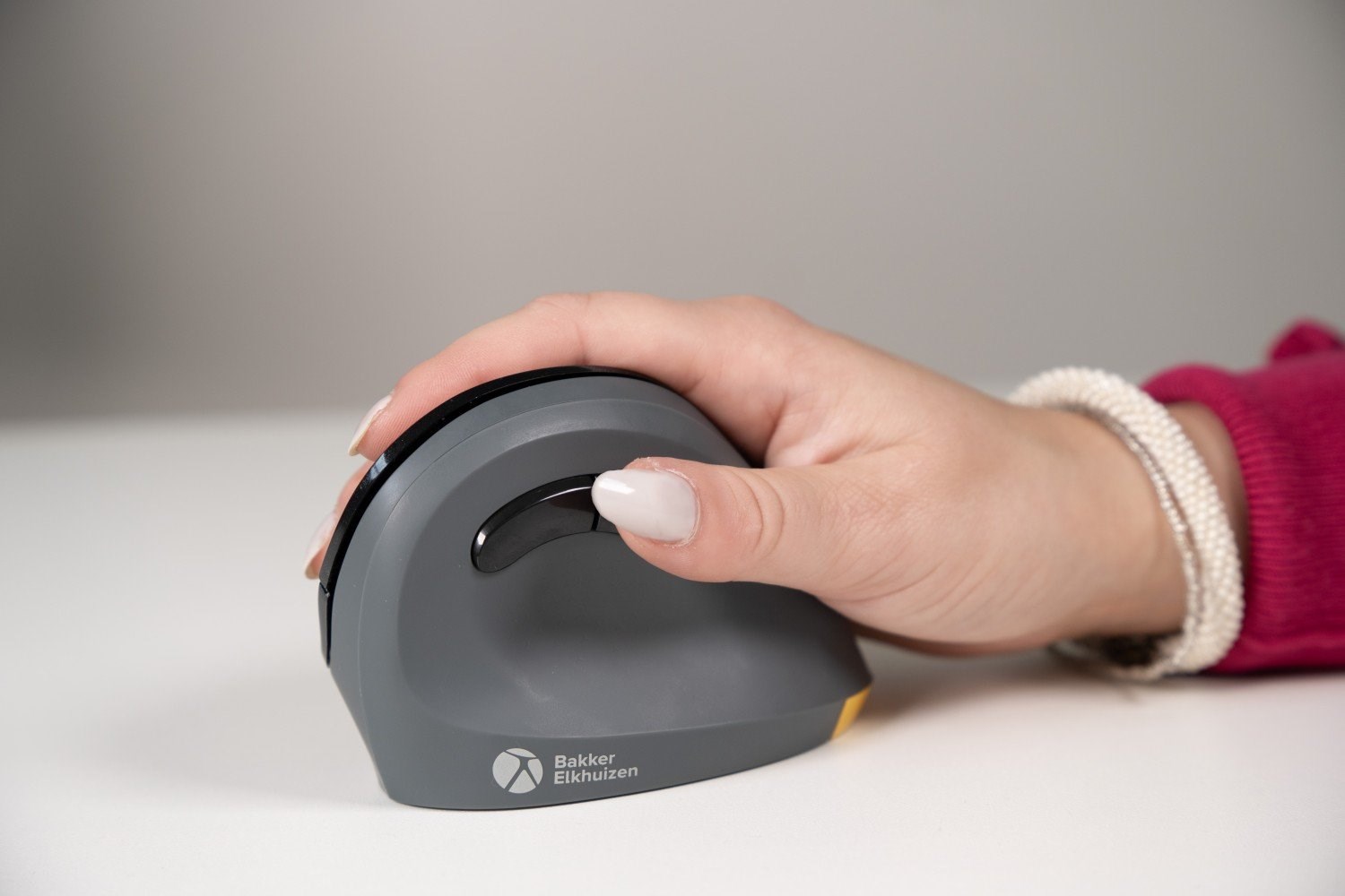 Ergonomski bežični miš BAKKERELKHUIZEN PRF Mouse Wireless, tamno siva boja-7