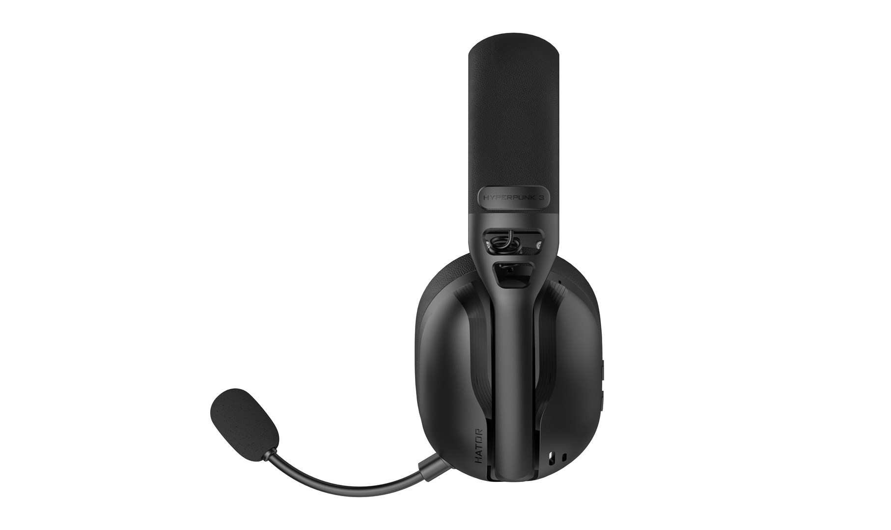 HATOR Hyperpunk 3 Wireless Headset Wired & Wireless Head-band Gaming USB Type-C / USB Type-A Bluetooth Black-3
