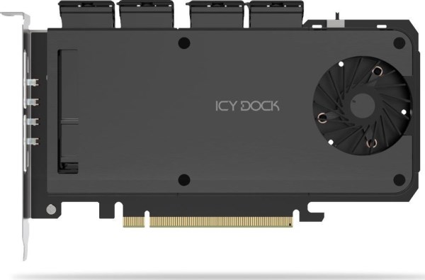 ICY DOCK ToughArmor MB872MP-B mobilni rack za 4x M.2 NVMe SSD