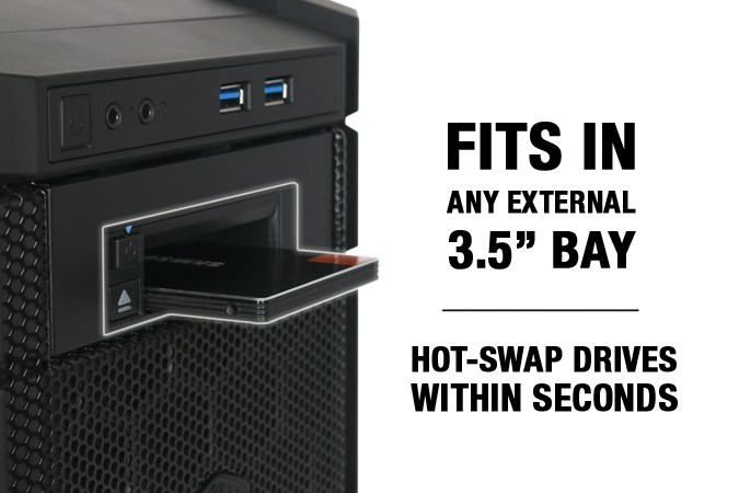 Icy Dock flexiDOCK MB521SP-B Black-10