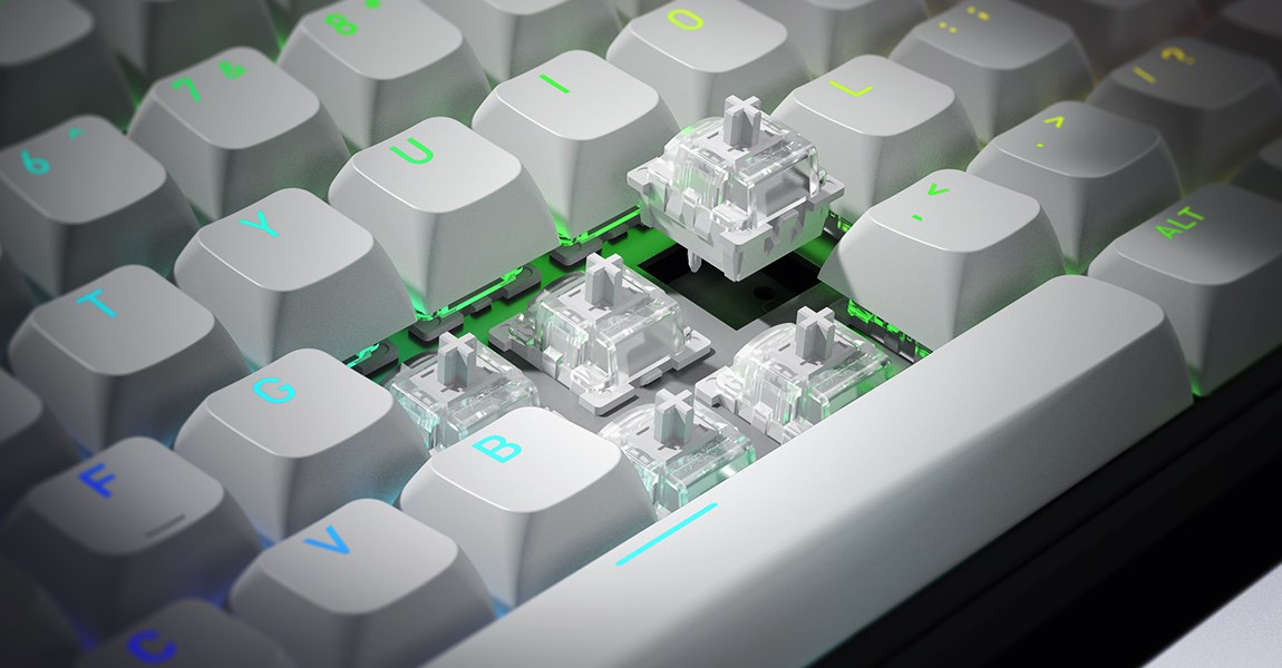 HATOR Skyfall 80 MAG ULTRA 8K keyboard Gaming USB QWERTY US English Black, White-10