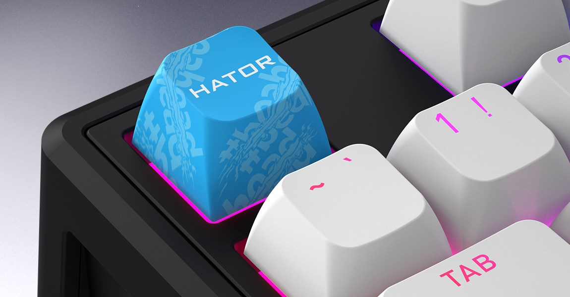 HATOR Skyfall 80 MAG ULTRA 8K keyboard Gaming USB QWERTY US English Black, White-18
