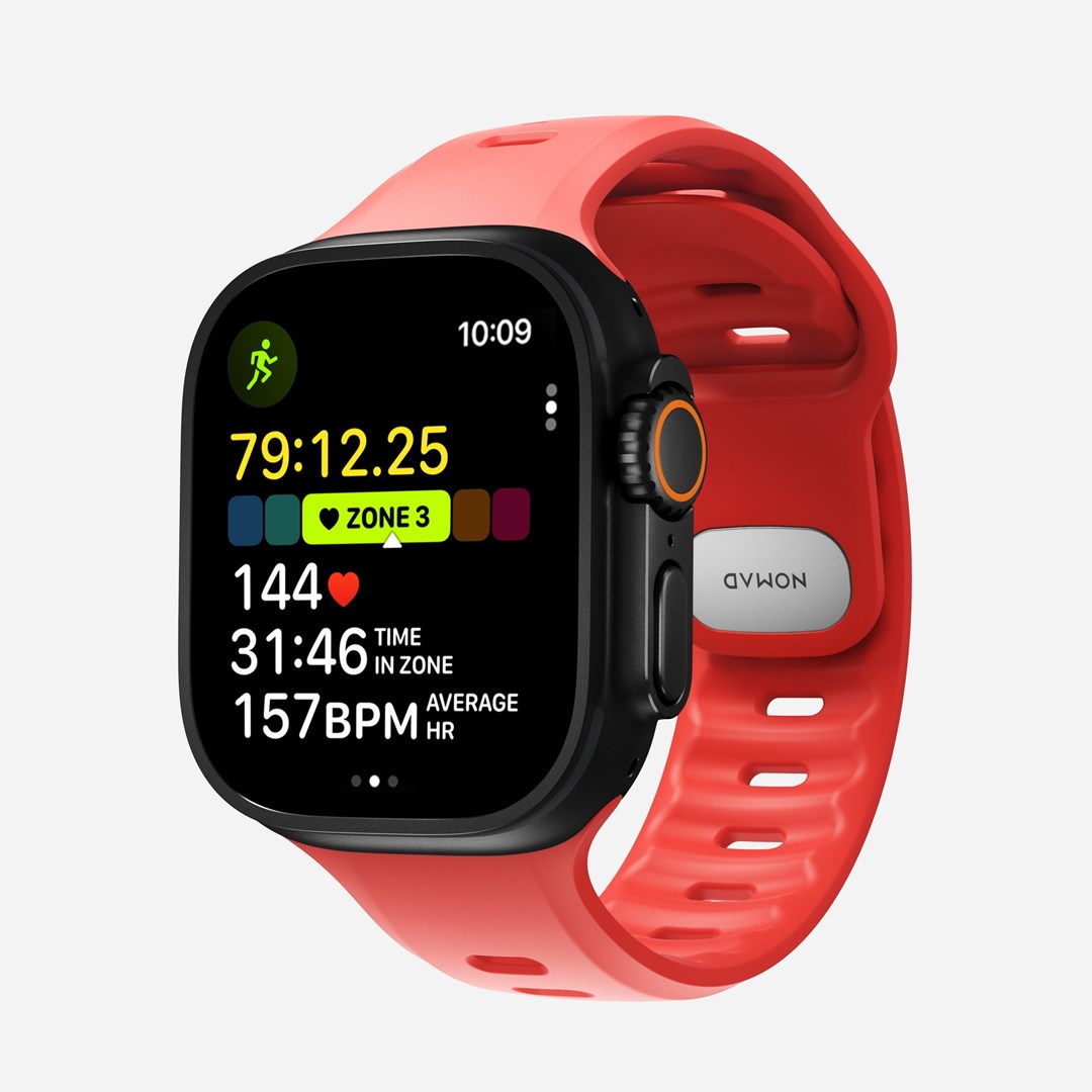 Remen za pametni sat NOMAD Tempo Band za Apple Watch (42/44/45/49mm), crvena boja-0