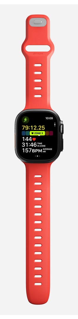 Remen za pametni sat NOMAD Tempo Band za Apple Watch (42/44/45/49mm), crvena boja-5