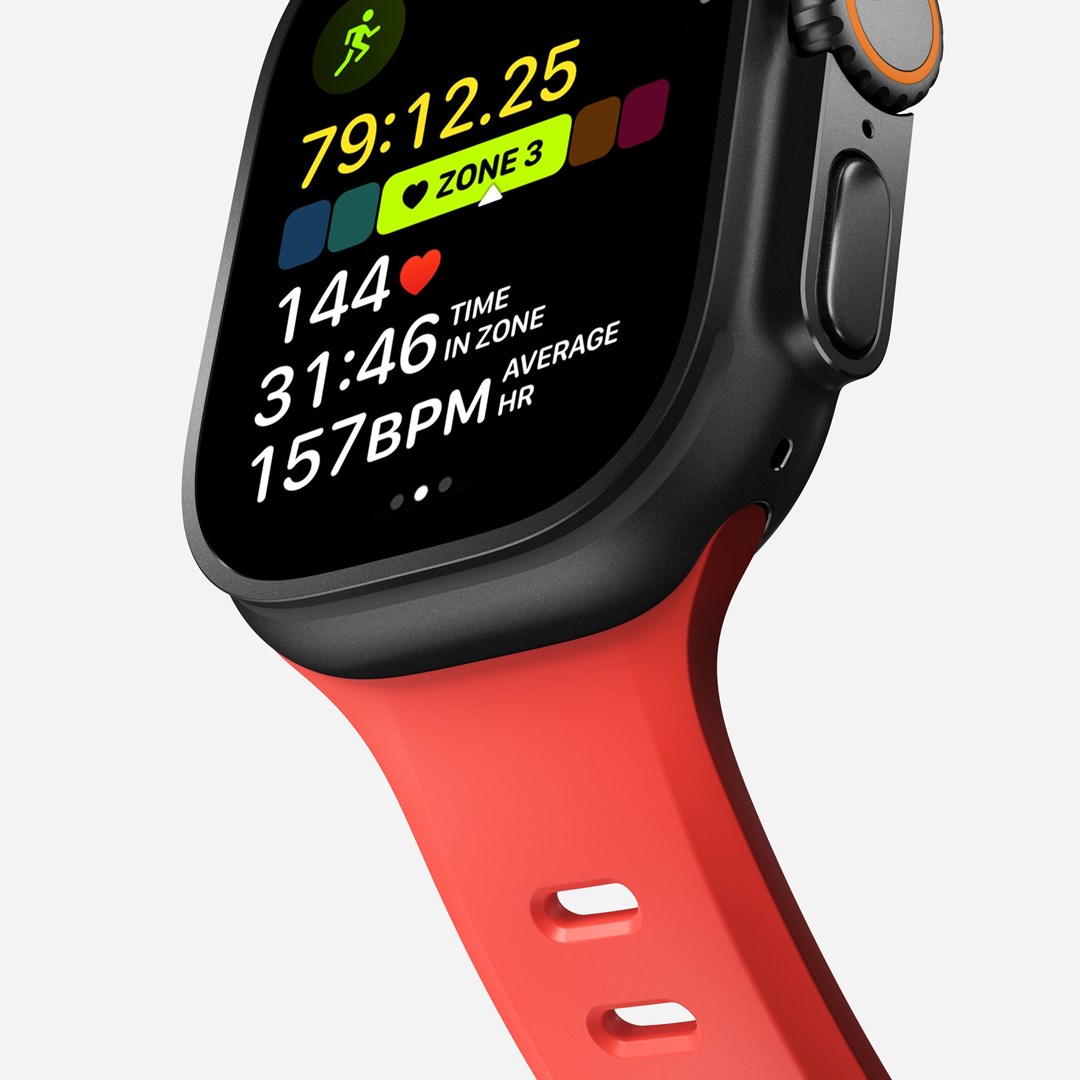 Remen za pametni sat NOMAD Tempo Band za Apple Watch (42/44/45/49mm), crvena boja-2