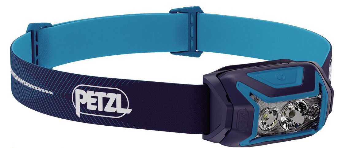 Naglavna svjetiljka PETZL ACTIK CORE 600 lumena plava boja