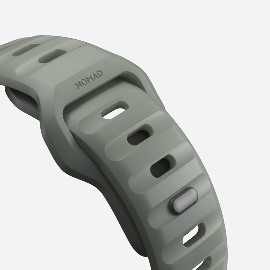 Remen za pametni sat NOMAD Sport Band za Apple Watch 49/45/44/42mm (Ash Green)-2