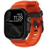 Remen za sat NOMAD Rocky Point Band (crna koža / titanij) za Apple Watch 49/45/44mm-9