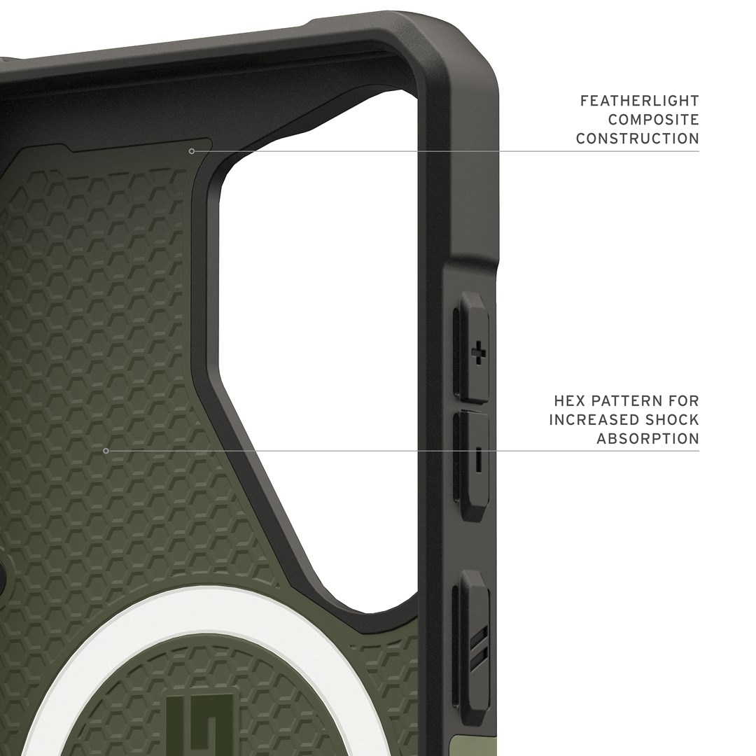 Zaštitna maska UAG Pathfinder za Samsung Galaxy S22 Ultra (maslinasto zelena boja)-6