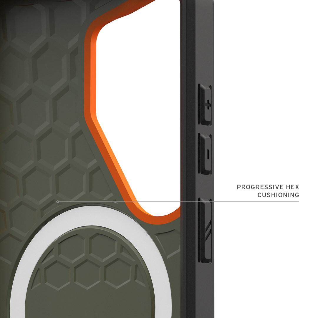 UAG Civilian Magnet - etui z wbudowanym modułem magnetycznym do Samsung Galaxy S26 Ultra (olive/orange)-6