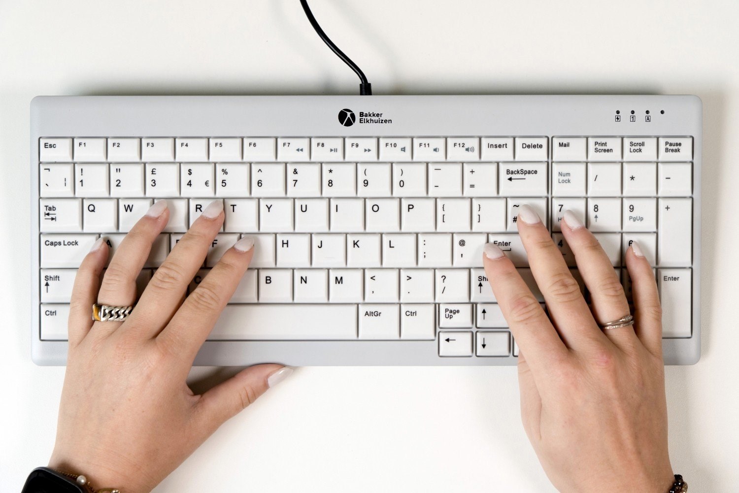 BAKKERELKHUIZEN UltraBoard 960 kompaktna tipkovnica (US QWERTY)-7