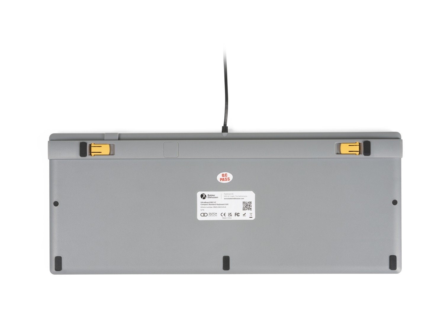 BAKKERELKHUIZEN UltraBoard 960 kompaktna tipkovnica (US QWERTY)-5