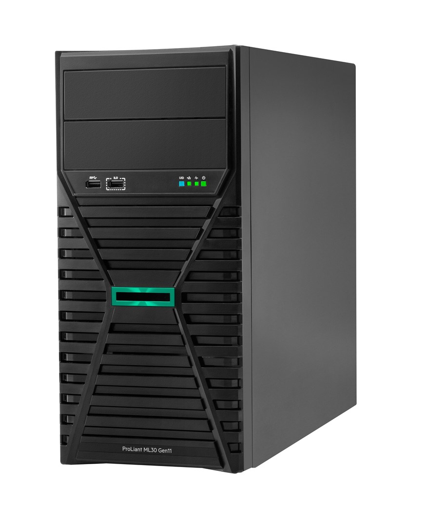 HPE ProLiant ML30 Gen11 6333P 3.1GHz 6c 1P 1x32GB-U 8SFF MR216i-p 2x480GB SSD 2x1000W PS EU Server-1