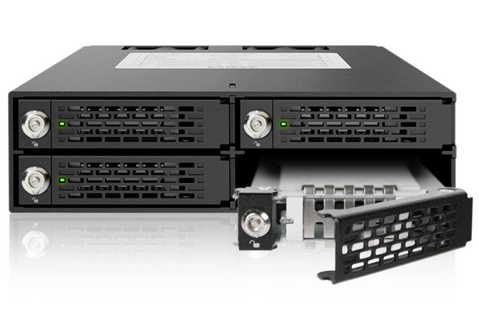 Icy Dock MB994TK-B drive bay panel Storage drive tray Black, Silver-6