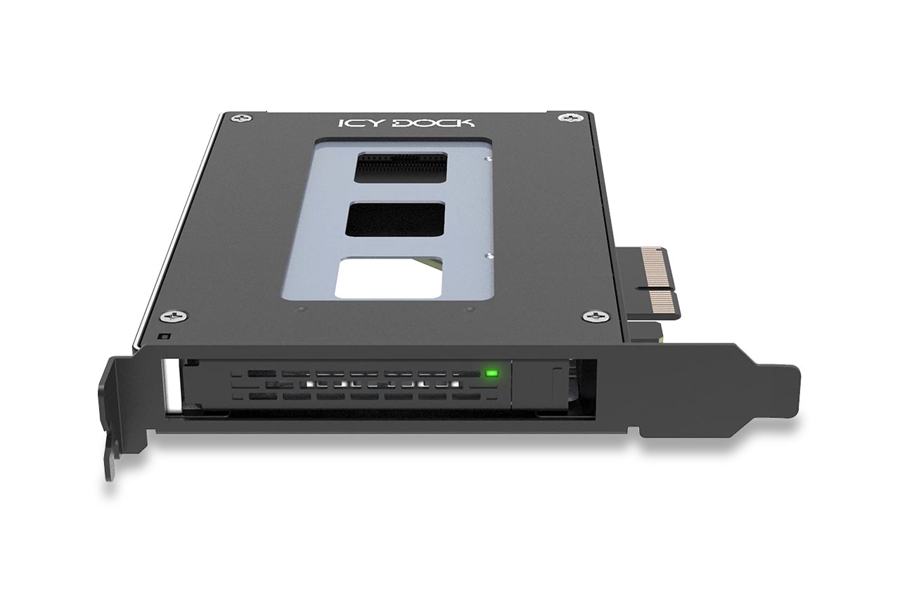Icy Dock MB111VP-B storage drive enclosure SSD enclosure Black 2.5"