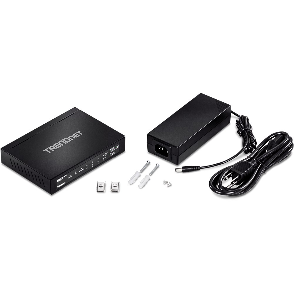 Trendnet TPE-TG611 network switch Gigabit Ethernet (10/100/1000) Power over Ethernet (PoE) Black-1