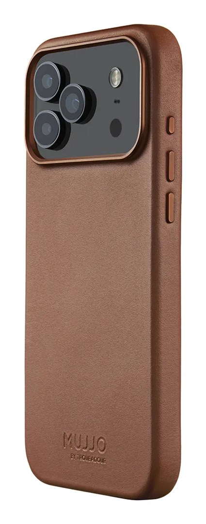 Mujjo Leather Case - etui skórzane do iPhone 17 Pro Max kompatybilne z MagSafe (tan)-0
