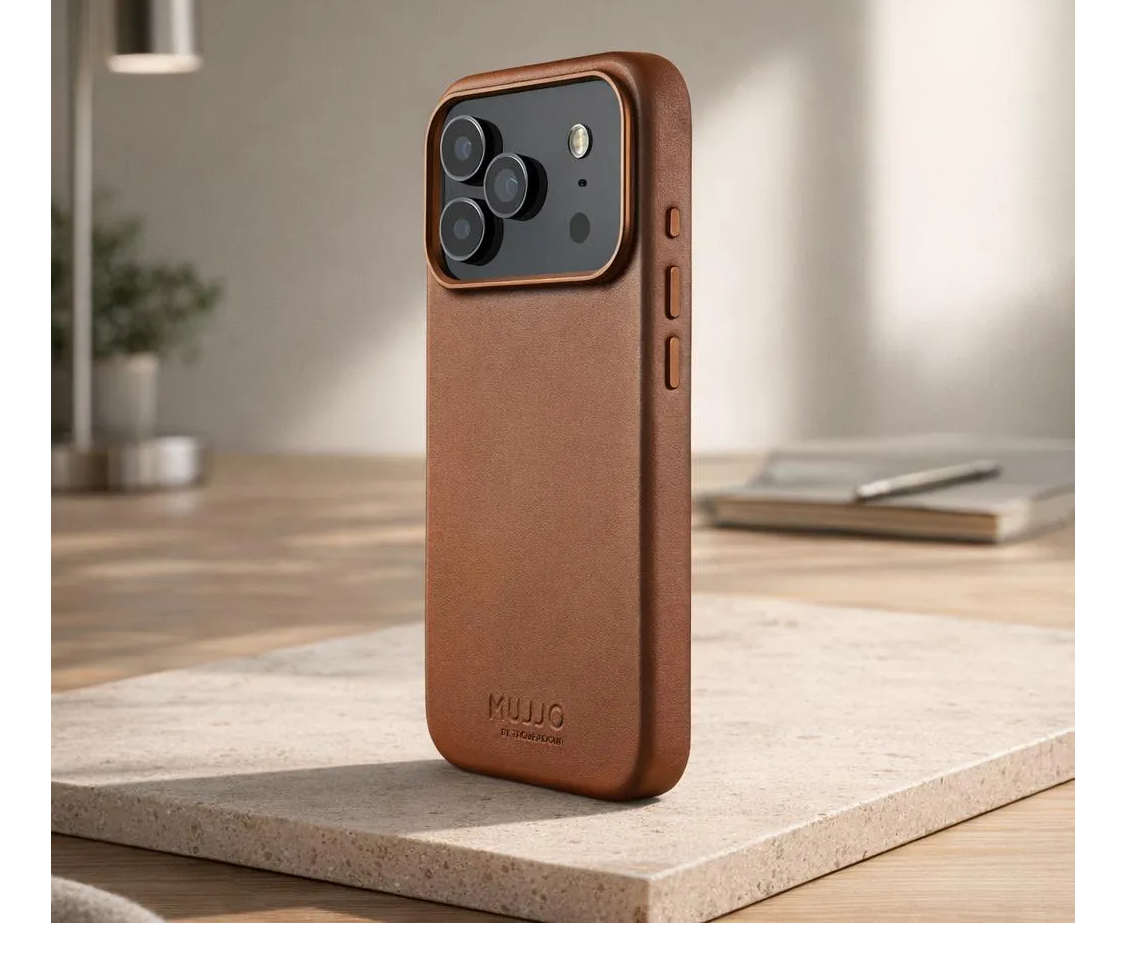Mujjo Leather Case - etui skórzane do iPhone 17 Pro Max kompatybilne z MagSafe (tan)-8