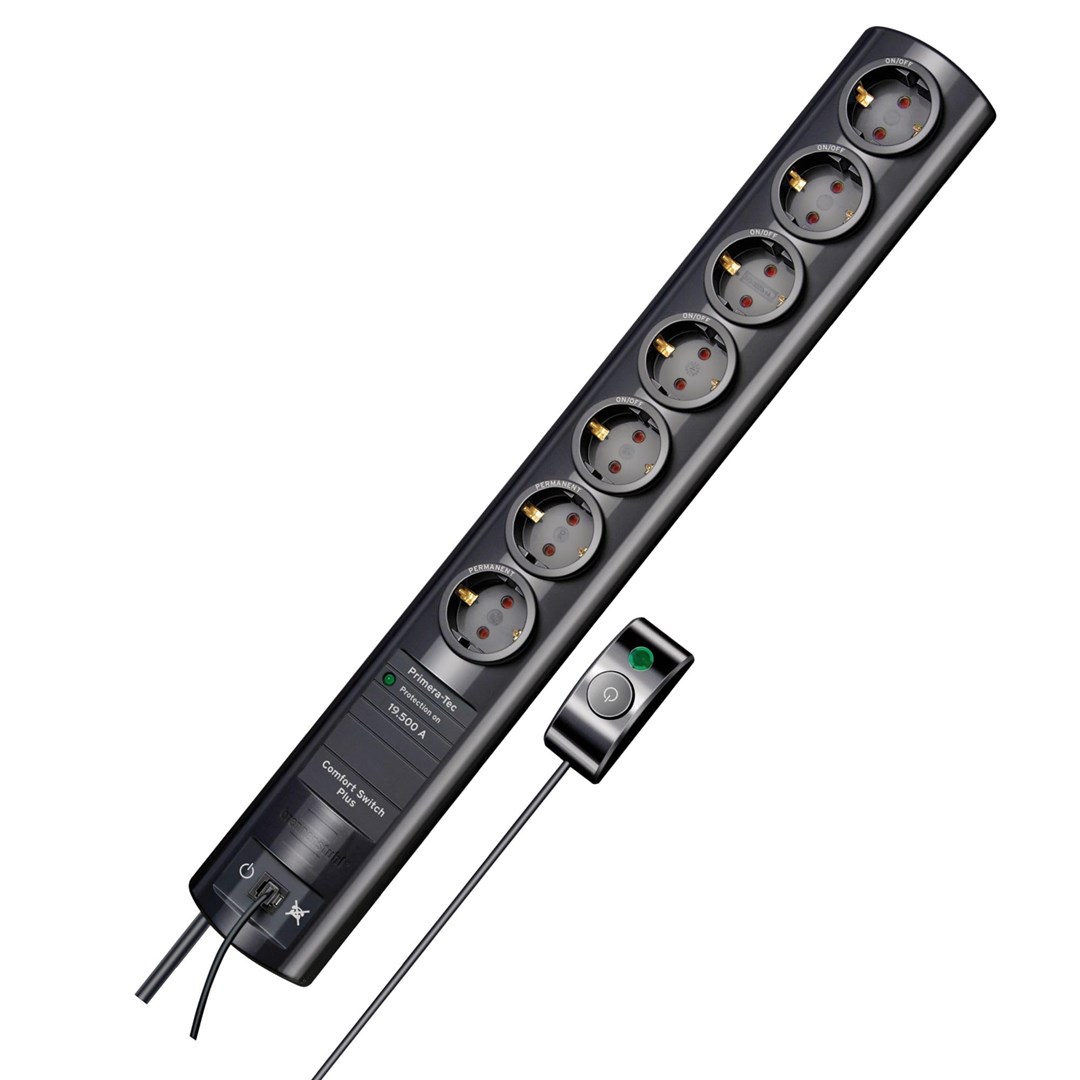Brennenstuhl 1153300467 Black 7 AC outlet(s) 230 V 2 m-4