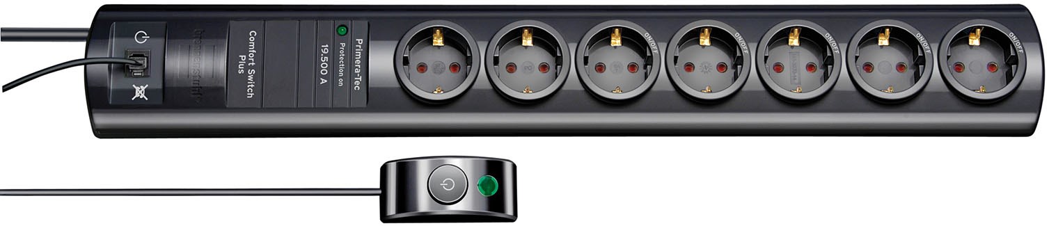 Brennenstuhl 1153300467 Black 7 AC outlet(s) 230 V 2 m-0