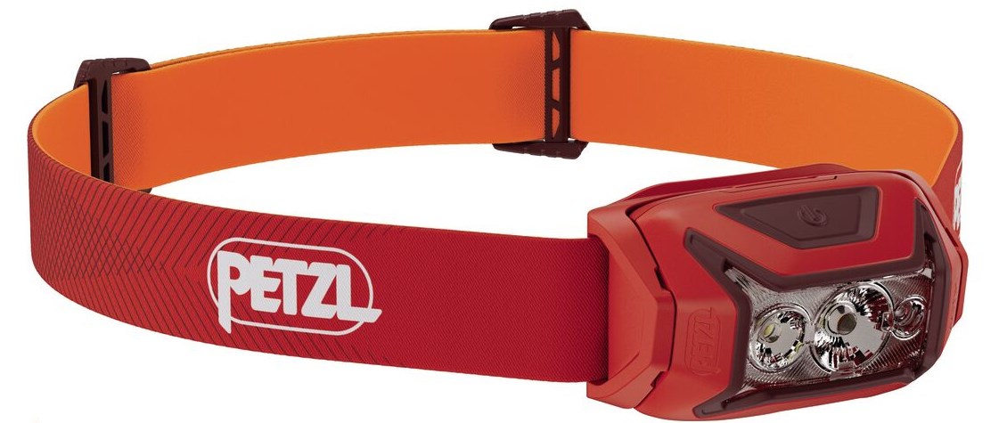 Naglavna svjetiljka PETZL ACTIK (350 lumena), crvena boja-0