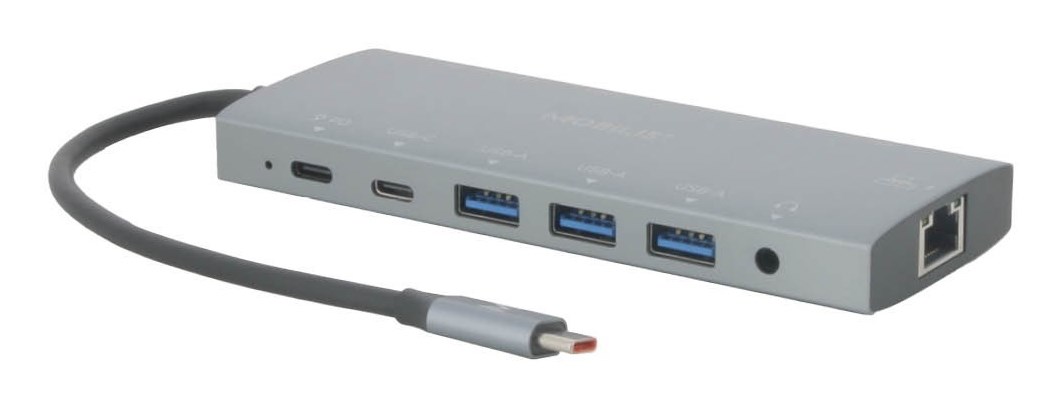 MOBILIS U-DOCK 11-u-1 USB-C docking stanica, siva boja