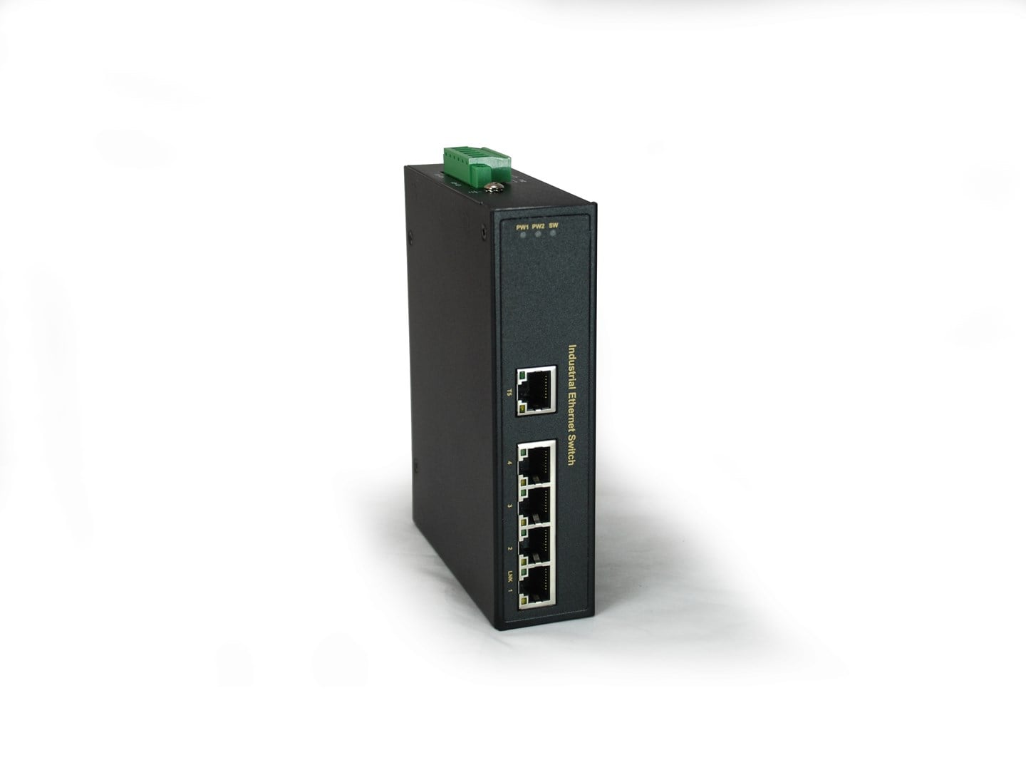 LevelOne 5-Port Fast Ethernet Industrial Switch, -40°C to 75°C-0