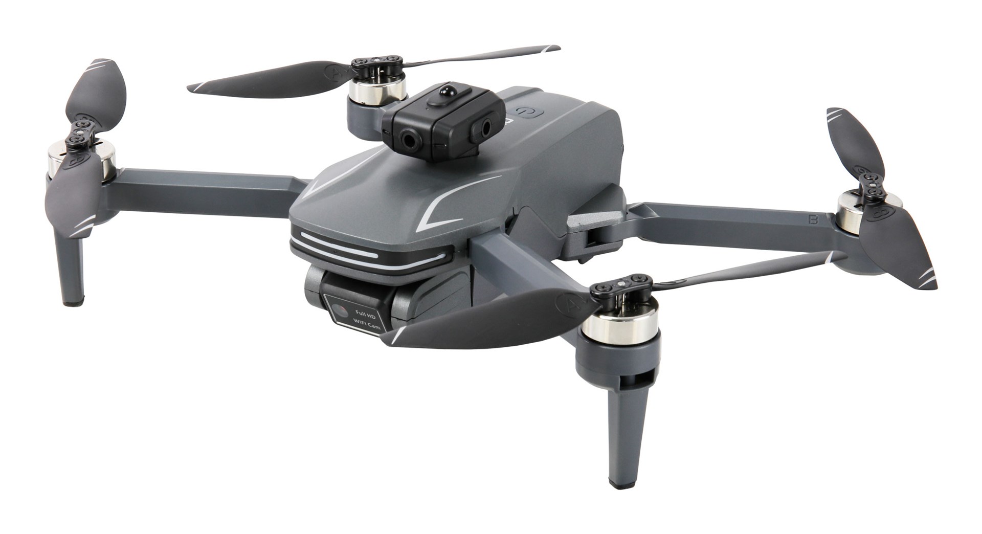 Dron AMEWI X4K Pro (4K, GPS) siva boja