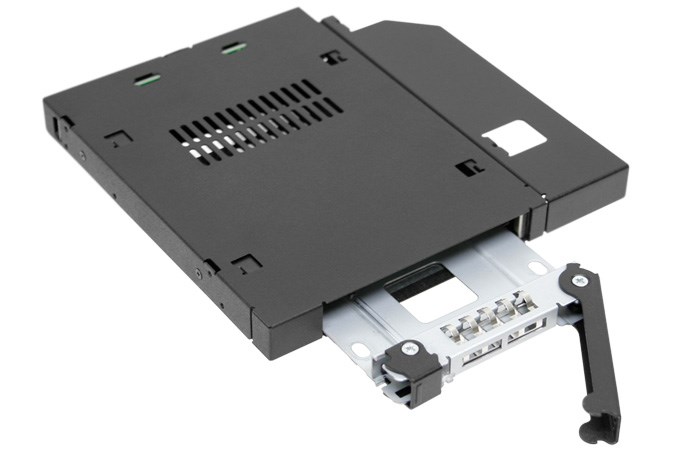 Icy Dock MB411SPO-B drive bay panel Black-1
