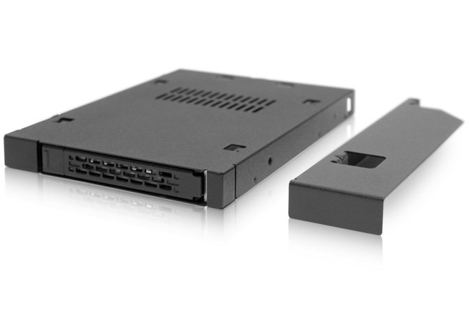 Icy Dock MB411SPO-B drive bay panel Black-0