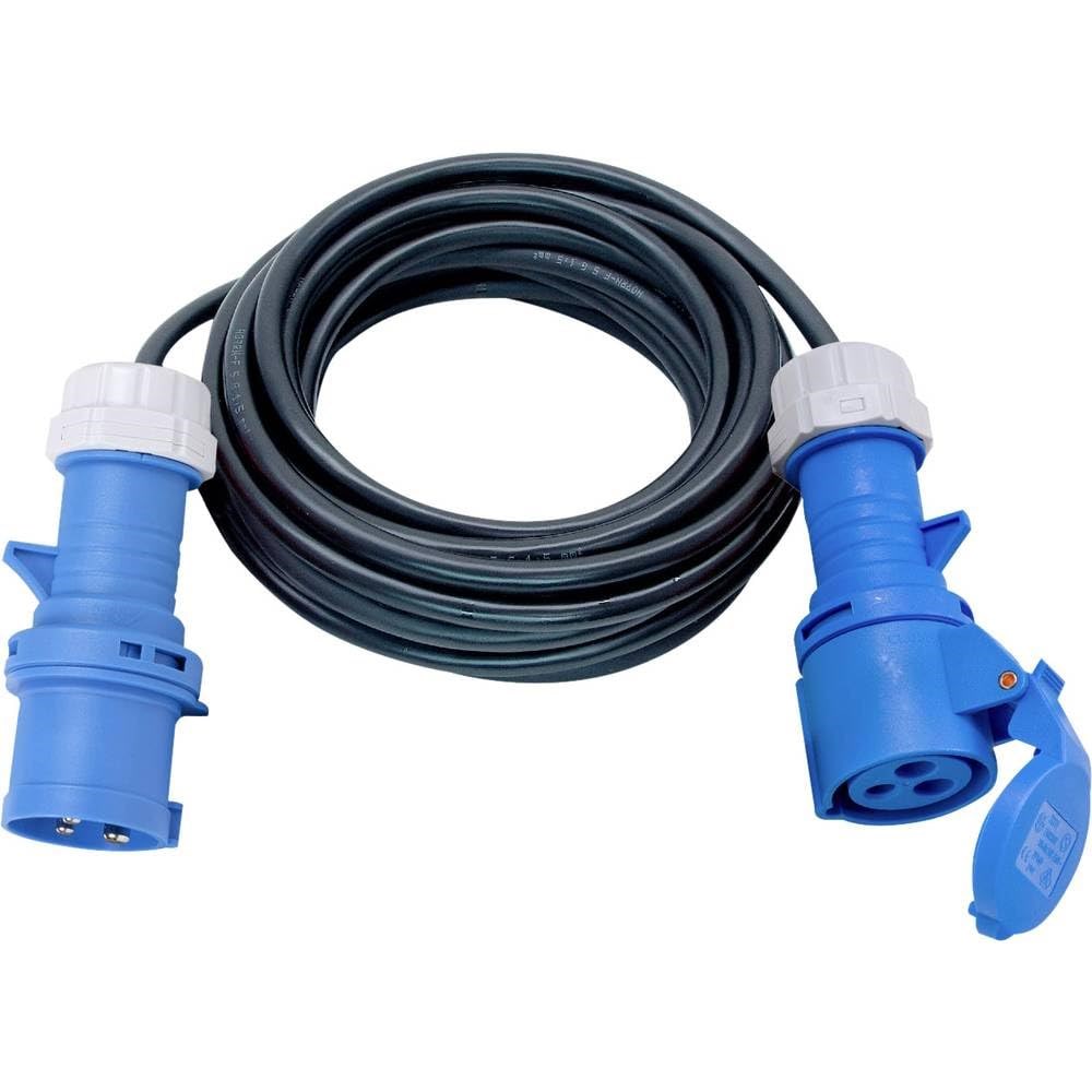 Brennenstuhl 1167650110 power extension 10 m 1 AC outlet(s) Outdoor Black, Blue-1
