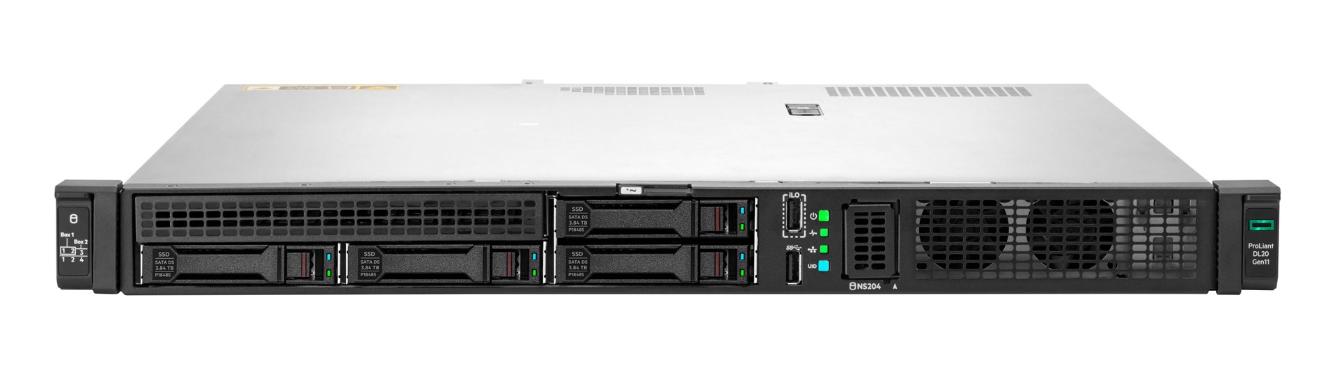 HPE ProLiant DL20 Gen11 6325P 3.5GHz 4c 1P 1x32GB-U 4SFF 2x480GB SSD 1x1000W PS EU Server-5
