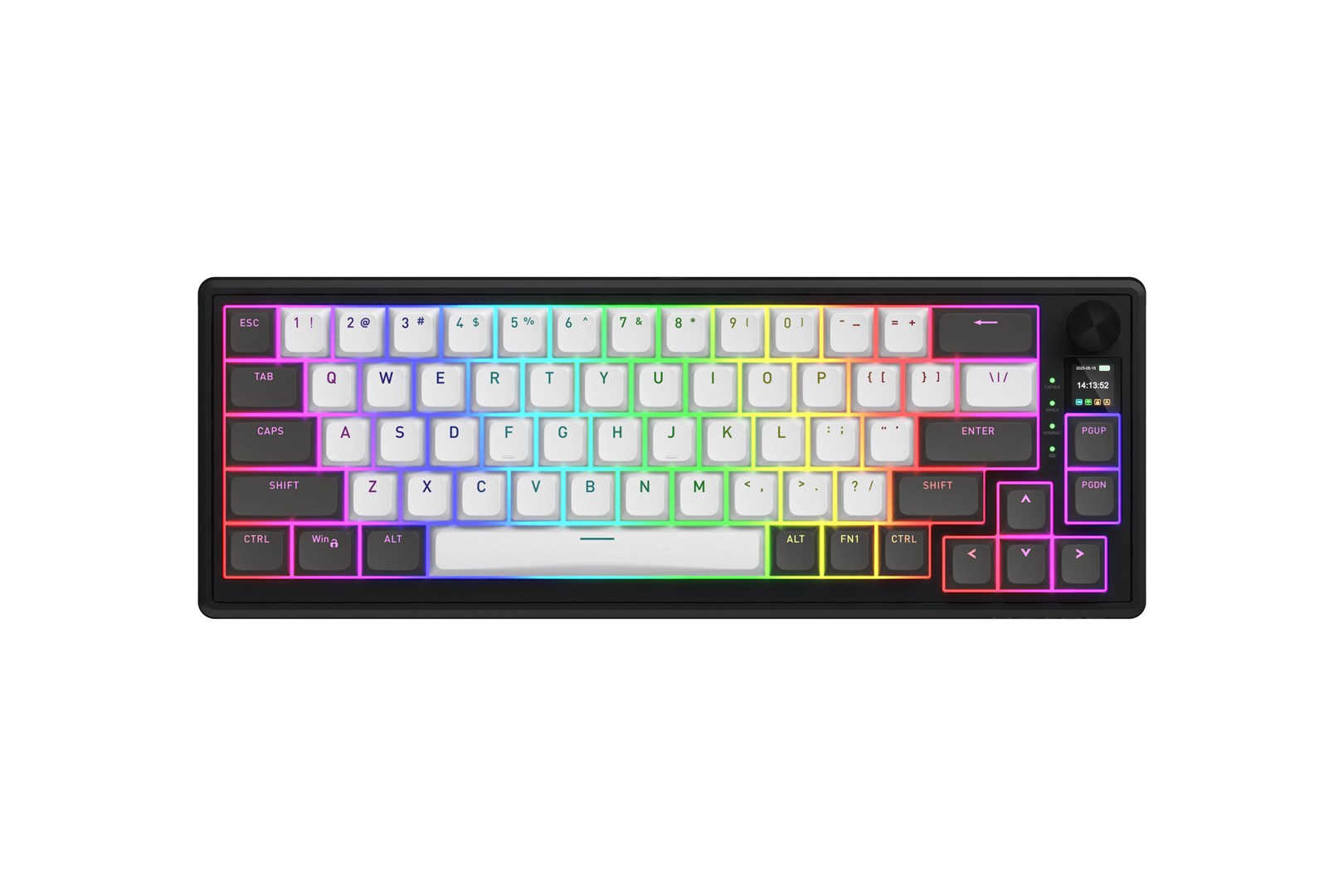 HATOR Skyfall Pro Wireless 65 keyboard Gaming USB + RF Wireless + Bluetooth QWERTY US English Black, Grey