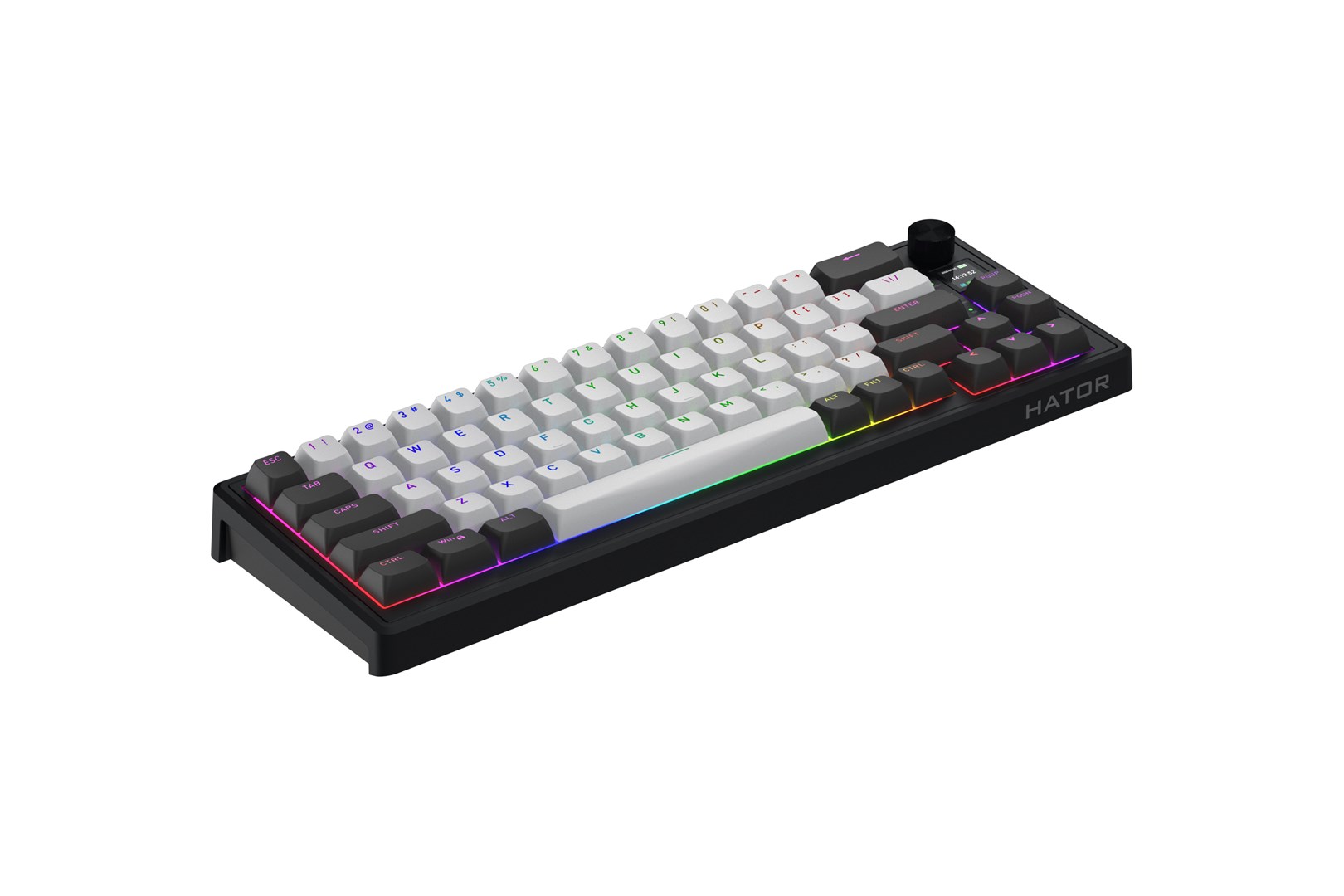 HATOR Skyfall Pro Wireless 65 keyboard Gaming USB + RF Wireless + Bluetooth QWERTY US English Black, Grey-3