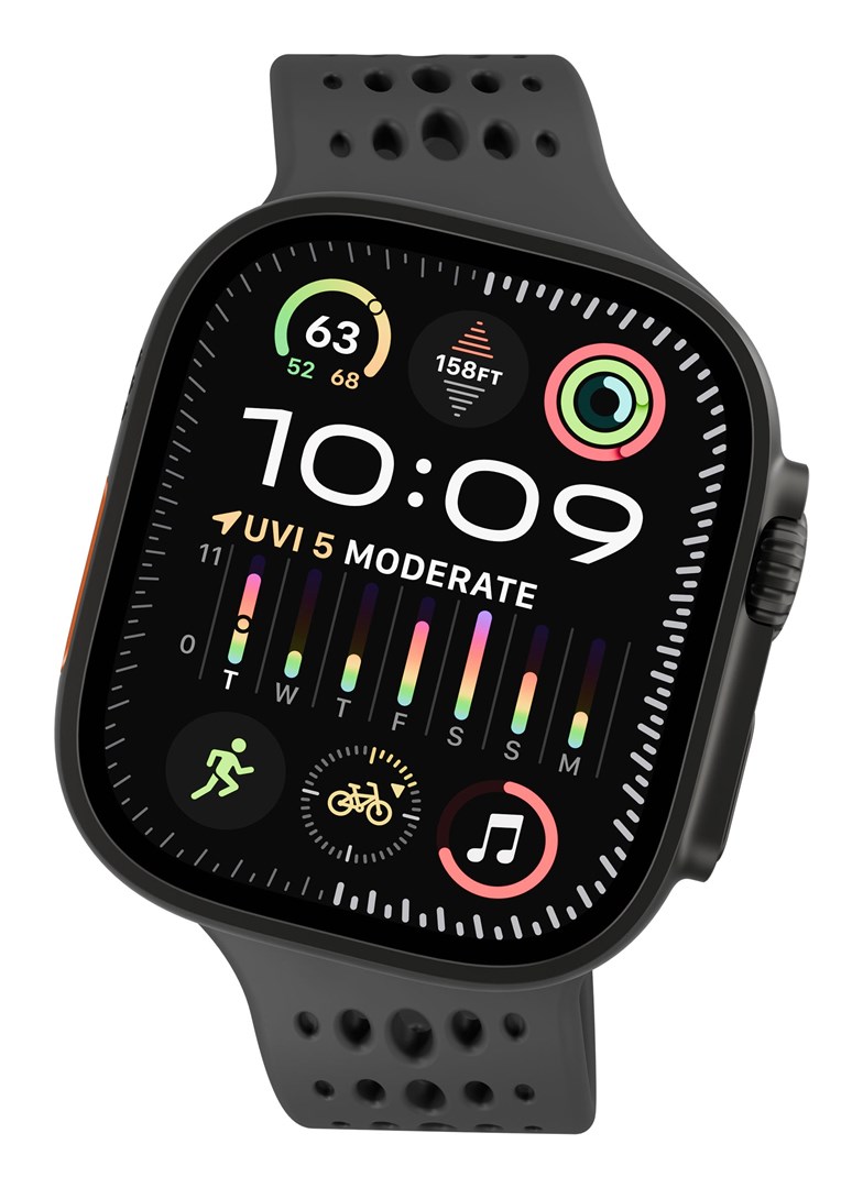 Remen DECODED Ares O silikonski za Apple Watch (42/44/45/49mm) crna boja-1