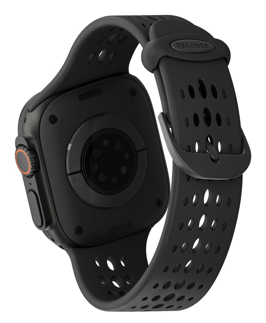 Remen DECODED Ares O silikonski za Apple Watch (42/44/45/49mm) crna boja-2