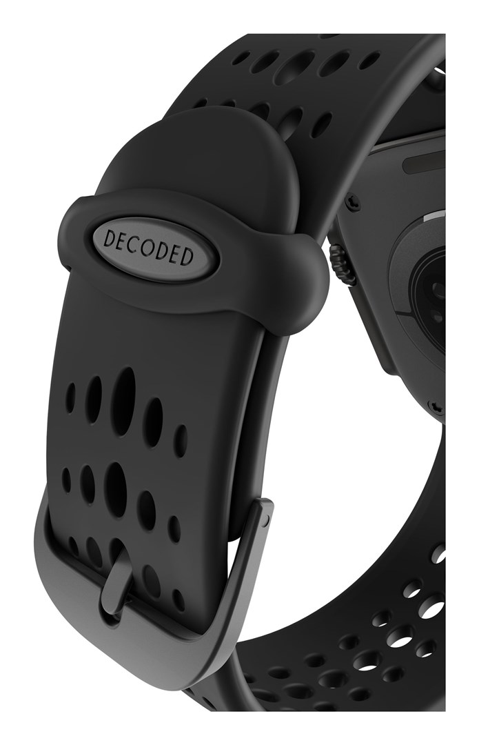 Remen DECODED Ares O silikonski za Apple Watch (42/44/45/49mm) crna boja-3
