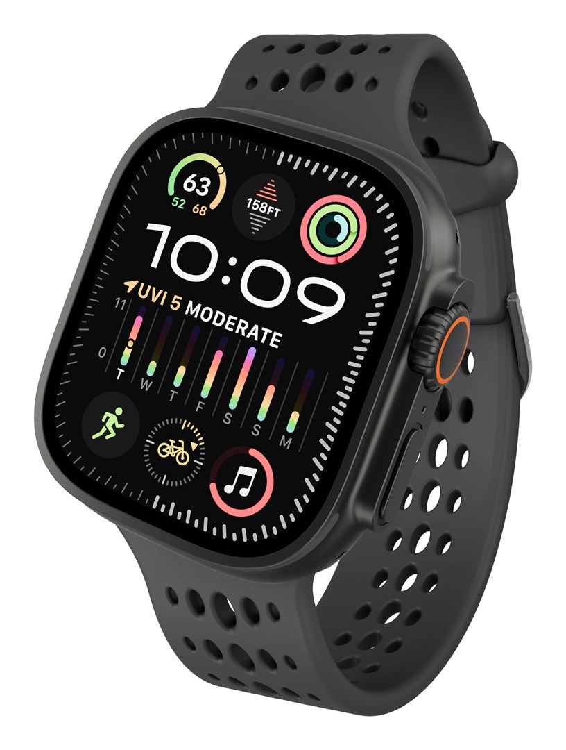 Remen DECODED Ares O silikonski za Apple Watch (42/44/45/49mm) crna boja-4