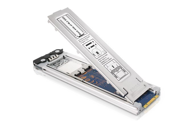 Icy Dock MB840TP-B storage drive enclosure SSD enclosure Aluminium, Black M.2-3