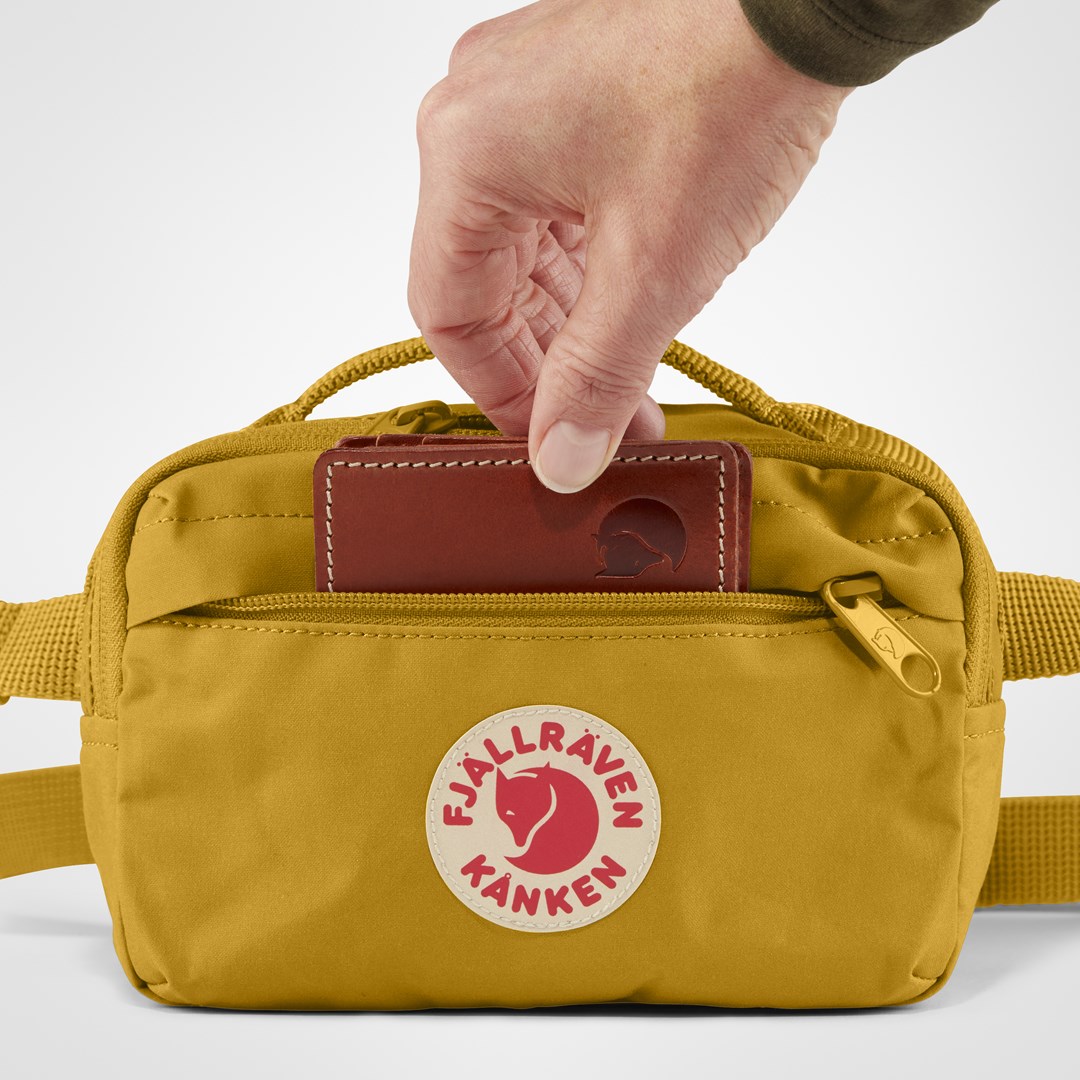 Torbica za oko struka FJALLRAVEN Kånken Hip Pack Corn žuta boja-5