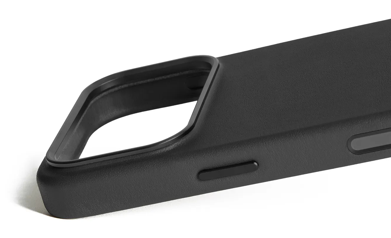 Maska MUJJO Full Leather Case za iPhone 17 Pro (MagSafe), crna boja-5