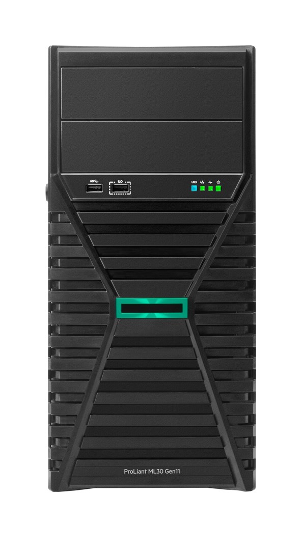 HPE ProLiant ML30 Gen11 6325P 3.5GHz 4c 1P 1x32GB-U 4LFF 2x960GB SSD 1x1000W PS EU Server-5