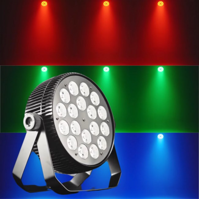 LIGHT4ME PARTY PAR 18x10W RGBW reflektor sceniczny-0